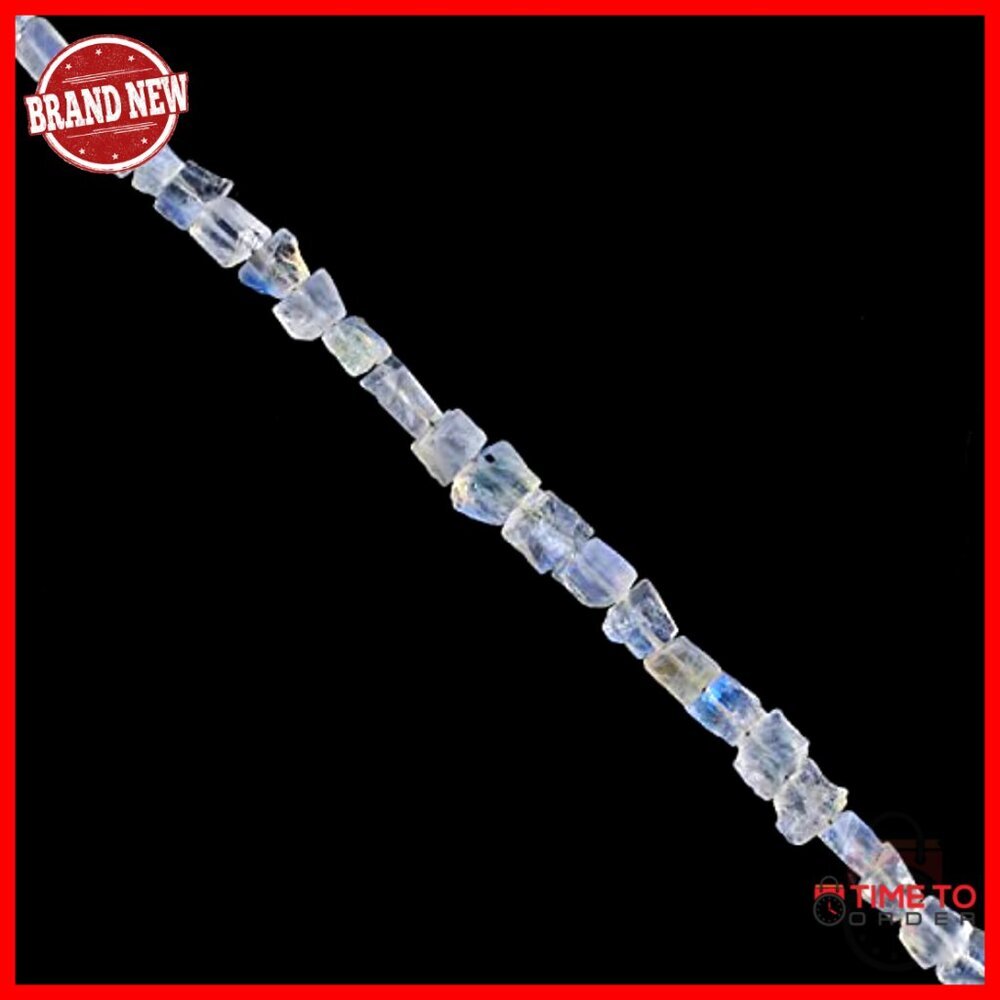 Raw Gemstone Sterling Silver Bracelet Minimal Healing Crystals Dainty Jewelry - Picture 6 of 7